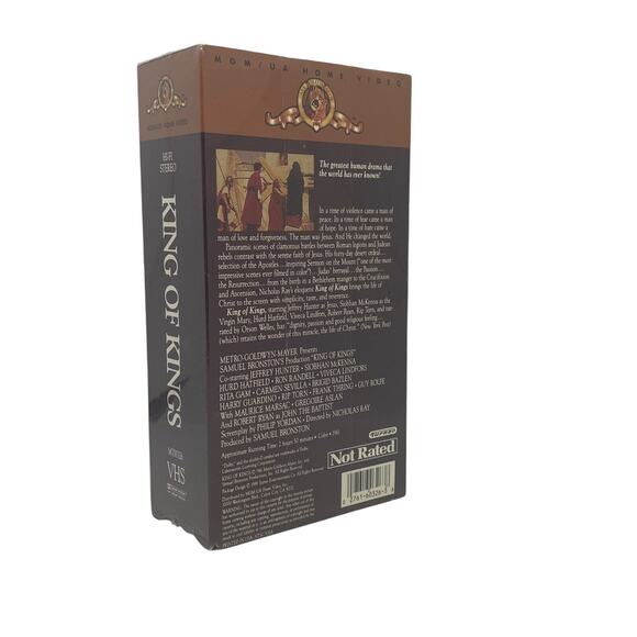 Jeffrey Hunter - King of Kings Movie VHS 1996 2-Tape Set MGM UA Home Video New - Picture 4 of 9